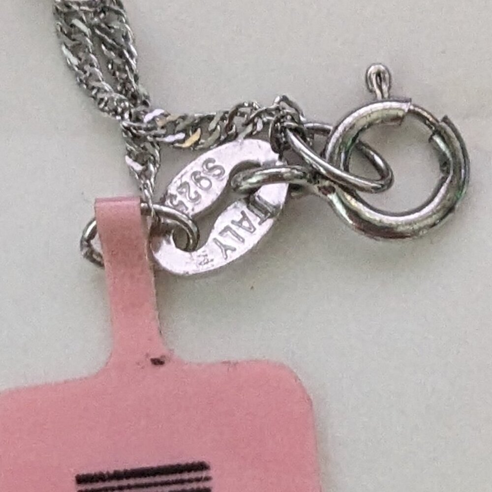 Austrian Crystal Element Shell Pendant Sterling S… - image 3